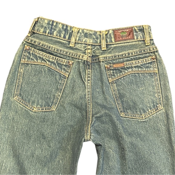 80s TEXWOOD D/S women's high rise retro straight leg jeans, 26". - Picture 6 of 11
